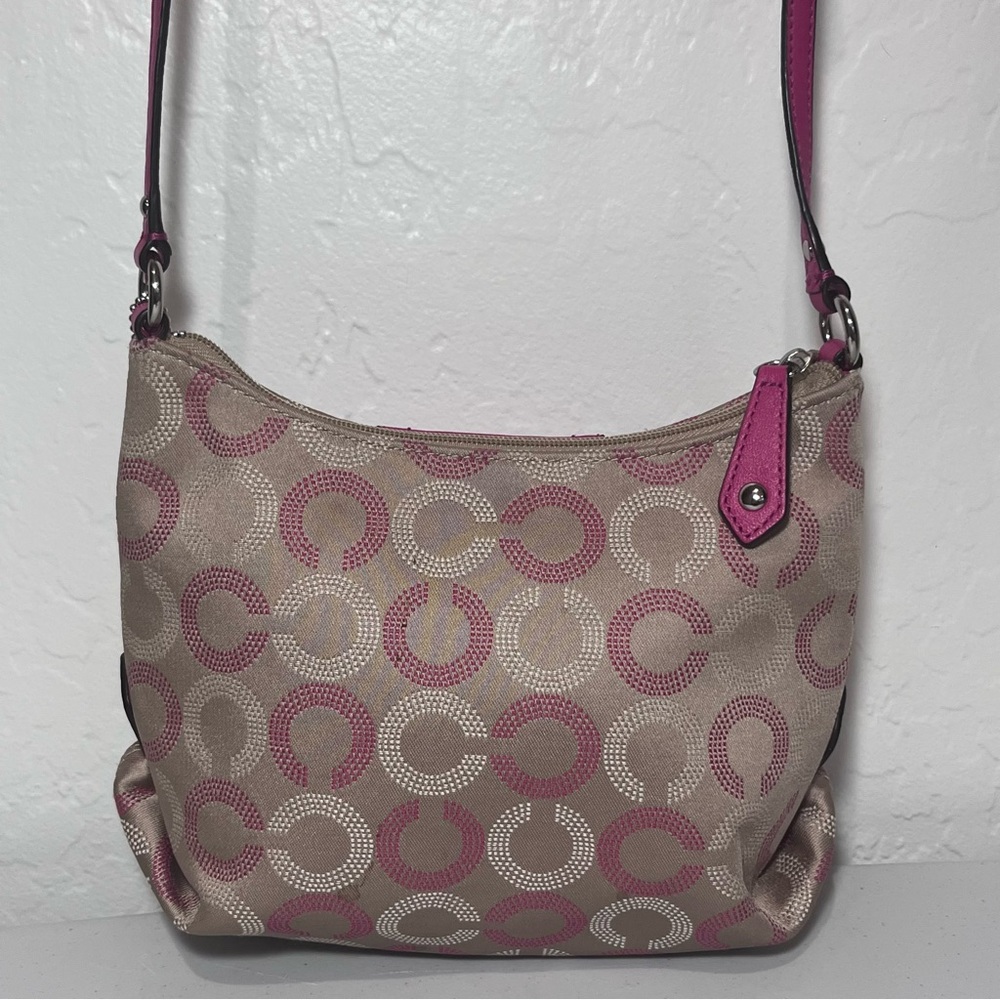 Coach Ashley Dotted OP Art Swingpack - Picture 3 of 10